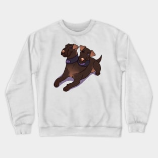 Max and Molly - Orthrus Two-Headed Dog :: Canines and Felines Crewneck Sweatshirt